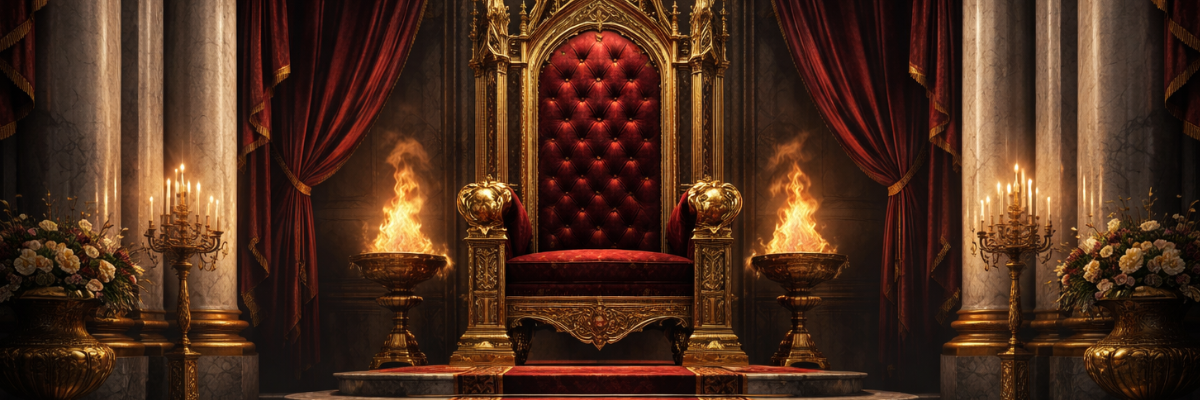 The Prophet ﷺ sitting on the throne of Allah